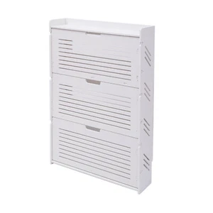 Scarpiera moderna organizer PVC ingresso scarpiera 3 strati rettangolare - Foto 1 di 24