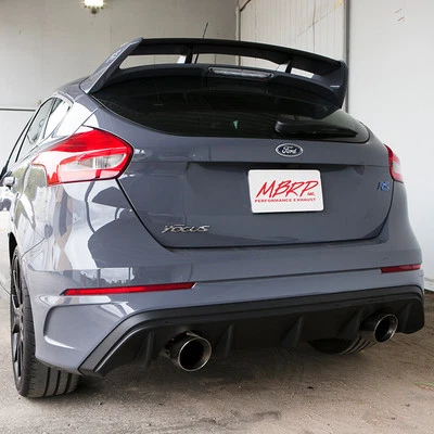 MBRP 2016-2018 FORD FOCUS RS 2.3L TURBO 2.3T 3" STREET CATBACK EXHAUST SYSTEM AL - Image 1 of 4