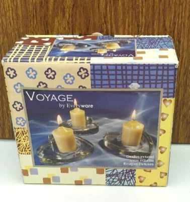 Voyage By Everyware Velas votivas recicladas en forma de corazón soportes incluidos con caja Foto 1 de 4