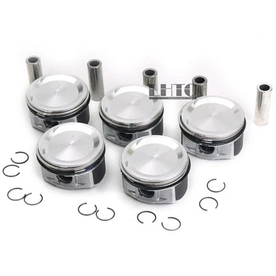 5x Pistons Rings Set STD For Volvo S40 S60 S80 C30 C70 XC90 2.5T T5 L5 B5254T - Image 1 of 4