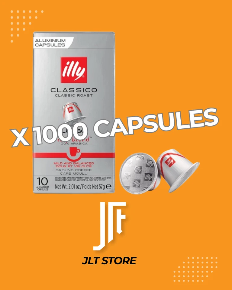 1000 Capsules Compatible NESPRESSO ILLY CLASSIC LONG Arabica - Image 1 of 1