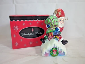NOS Christopher RADKO 1012581 TRAUFE FALLENDES JUWEL - WEIHNACHTSMANN AUF DACH E5 - Bild 1 von 7
