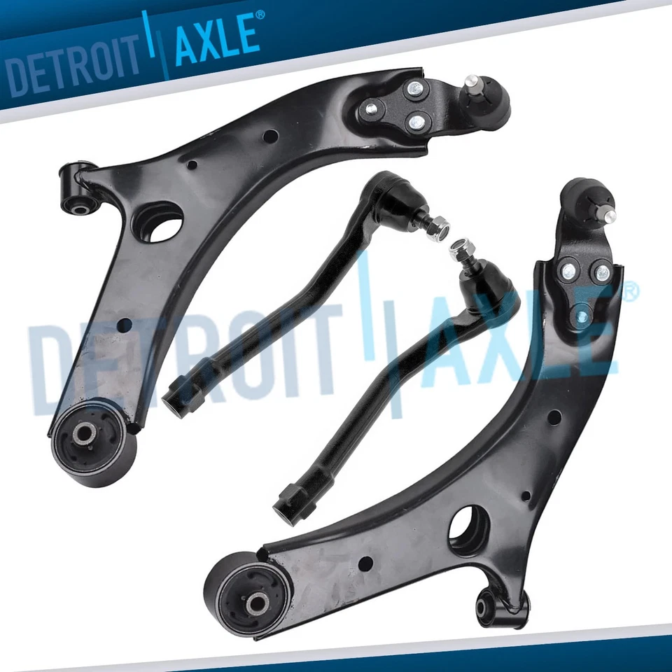 Front Lower Control Arms w/ Ball Joint Outer Tie Rods for 2015 - 2021 Kia Sedona - Image 1 of 4