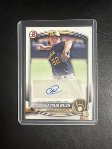 2025 Bowman - Paper Prospect Retail Autographs Chandler Welch #BPA-CW (AU, RC) - Picture 1 of 2