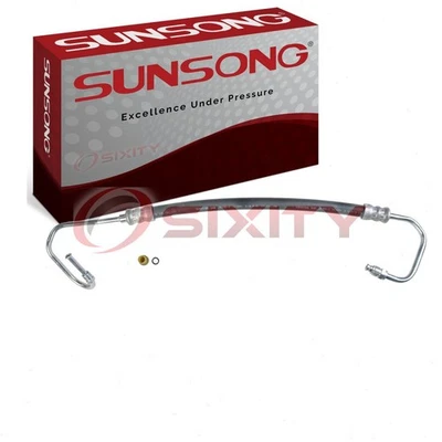 Sunsong Power Steering Pressure Line Hose for 1984 Ford F-150 Assembly Fluid jc - Image 1 of 4