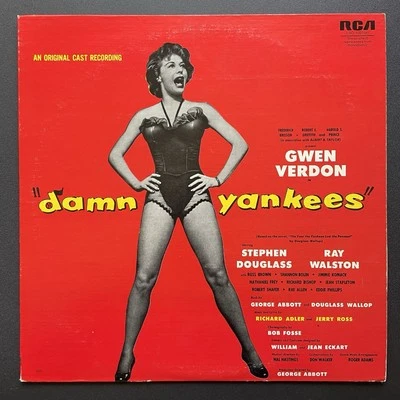 Gwen Verdon Damn Yankees Original Cast LP RCA Victor  LOC-1021  - Image 1 of 4