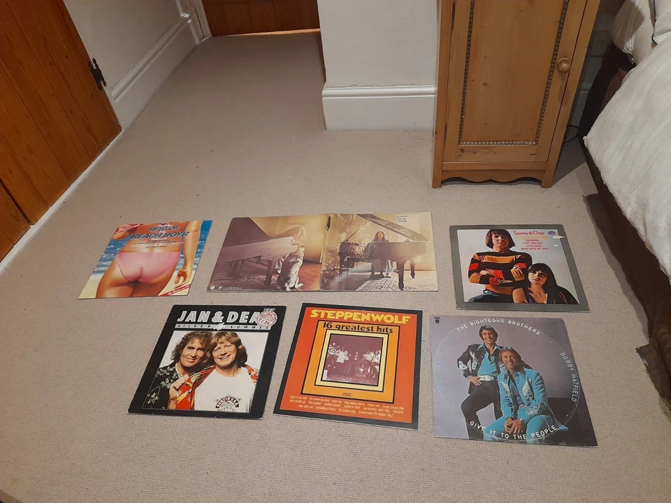 Collection 7 1960s Rock vinyl LPs Records Steppenwolf Carole King The Beach Boys - Image 1 of 1