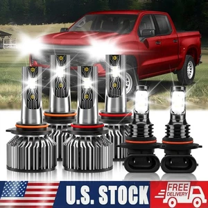 LED Headlight Bulb Hi/Low+Fog Light For Chevry Silverado 1500 3500 Classic 2007 - Bild 1 von 11