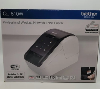Brother QL-810W Professional Label Printer with USB and WIFI Connectivity - Image 1 of 4
