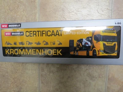 WSI Krommenhoek SCANIA R HIGHLINE 01-3370 EXTREMELY RARE Limited Edition NEW! - Image 1 of 4
