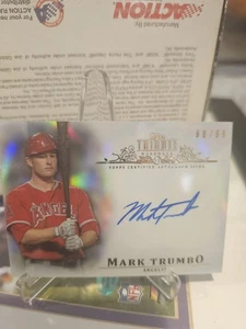 Mark Trumbo 2013 Topps Tribute Autographed Trading Card /99 - Picture 1 of 2