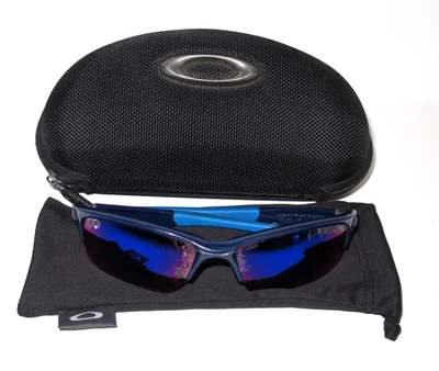 Óculos de sol OAKLEY Quarter Jacket azul marinho juvenil OO9200-04 (lentes ruins LEIA!) - Imagem 1 de 4