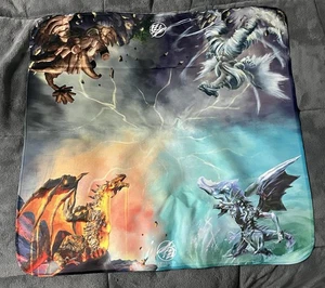 2 Player Yugioh Dragon Rulers Elemental Dragon Mat Cloth Playmat Spell Ground - Picture 1 of 3