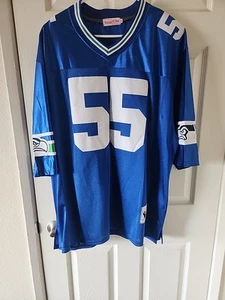 Brian Bosworth  Authentic Mitchell and Ness Seattle Seahawks Jersey THE BOZ!!!!! - Picture 1 of 6