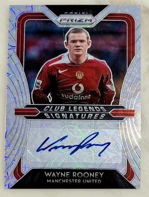 WAYNE ROONEY AUTO 2020-21 Panini Prizm Club Legends Signatures # CL-WR - Image 1 of 4