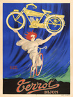 Affiche de vélo vintage Terrot imprimée publicité artistique - vélo