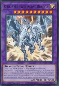 Yugioh! Blue-Eyes Twin Burst Dragon x3 SDWD-EN036 Structure Deck - Picture 1 of 1