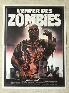 L'enfer des Zombies - Affiche originale de cinéma (EO 1979) Lucio Fulci movie - Afbeelding 1 van 2