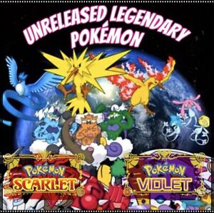 Pokémon Scarlet and Violet Unreleased Legendary🌟Shiny🌟 and Non Shiny Spawns!