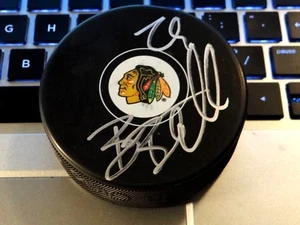 CHIICAGO BLACKHAWKS BRYAN BICKELL SIGNIERT LOGO PUCK!!! - Bild 1 von 1