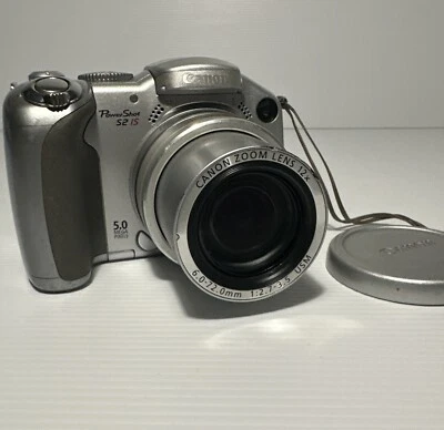 Canon PowerShot S2 IS 5MP Digital Camera with 12x Zoom Lens Untested - Image 1 of 4