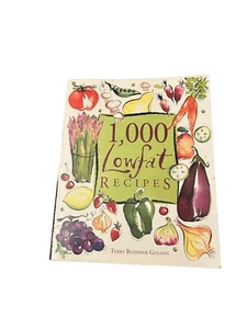 Vintage 1997 Cookbook 1,000 Lowfat Recipes by Terry Blonder Golson Paperback - Picture 1 of 6