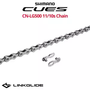 NEW Shimano XT / Cues CN-LG500 9/10/11 Speed Chain LINKGLIDE Hyperglide 118L - Picture 1 of 1