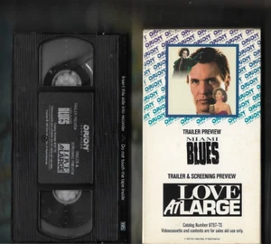 RARE Miami Blues Love at Large TRAILER/SCREENING PREVIEW vhs movie Orion - Picture 1 of 2