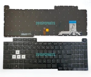 For Asus ROG Strix G17 G713Q G713QE G713QM G713QR G713QY Keyboard RGB Backlit US - Afbeelding 1 van 3
