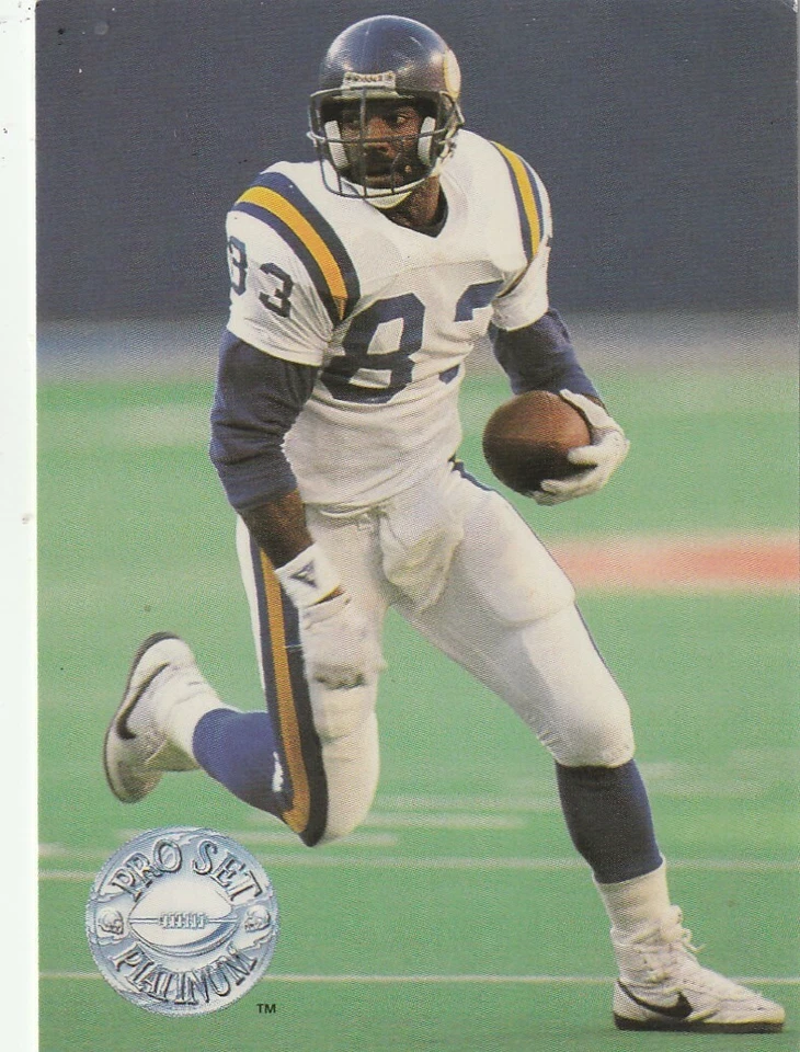 FREE SHIPPING-MINT-1991 Pro Set Platinum Steve Jordan #225 VIKINGS +BONUS CARDS - Image 1 of 1