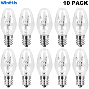 10 Pack 15W 15 Watt Scentsy Plug-in Wax Warmer Night Light Diffuser C7 Bulbs - Picture 1 of 12