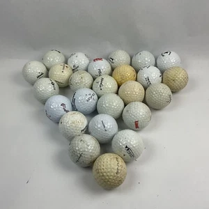 Lot of 25 Used Golfballs Miscellaneous Brands Golf Balls - Picture 1 of 3