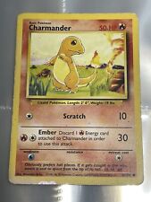 charmander 46/102 RARE pokemon card 1999 1995 basic Lizard First Edition I Think
