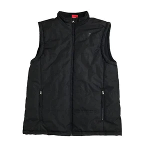 Slazenger Mens Gilet Black Size Medium Sleeveless Puffer Vest Bodywarmer Padded - Picture 1 of 12