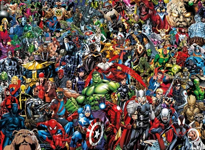 Marvel Impossible Puzzle, 1000 Teile, 50 x 69 cm - Clementoni