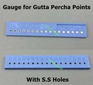 Dental Endodontic Measuring Ruler Gutta Percha Points Measure Scale Tools 2 pcs - Picture 1 of 12