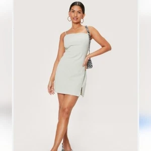 Nasty Gal Mint Green Criss-Cross Halter Dress – US 6 - Picture 1 of 12