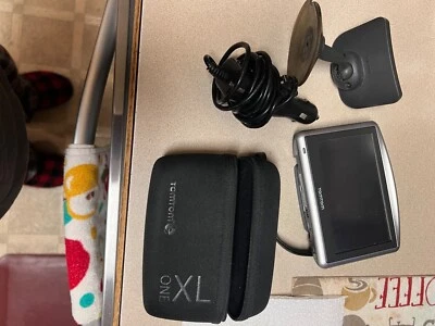 TomTom ONE XL Portable Car 4.3" LCD GPS System w/Adaptor & Carry Case Bundle - Image 1 of 2