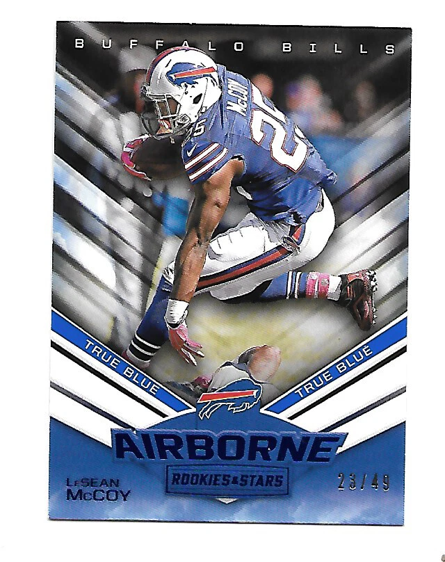 LESEAN MCCOY 2017 ROOKIES & STARS AIRBORNE BLUE #17 SERIAL #23/49 BUFFALO BILLS - Image 1 of 1