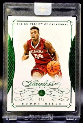 BUDDY HIELD 16-17 FLAWLESS EMERALD GREEN PARALLEL ROOKIE RC ENCASED WARRIORS 4/5 - Image 1 of 3