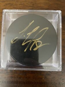 James Neal #18 Autographed Signed NHL Puck W Case Penguins Stars Predators