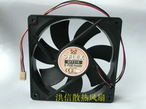 1pcs  Scythe S-FLEX SFF21E DC12V 0.15A S-FDB Bearing Ultra-quiet Fan 3pin - Picture 1 of 3