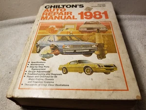 Chilton's Auto Repair Manul American Cars From 1974 Through 1981 - Picture 1 of 7