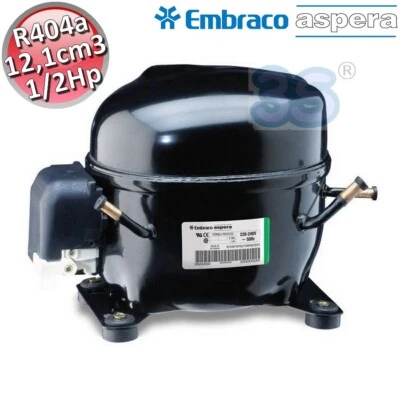 Compressore NEK6213GK Embraco R404A R507 ermetico 1/2 Hp 12,1 cm3 - Imagen 1 de 3