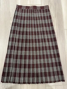 FALDA DE LANA PLISADA VINTAGE AÑOS 50 JONATHAN LOGAN ROJA A CUADROS PARA MUJER TALLA 2-4 - Imagen 1 de 7