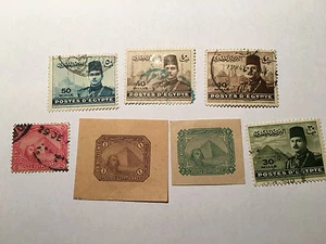 ÄGYPTEN BRIEFMARKEN LOT - Bild 1 von 2