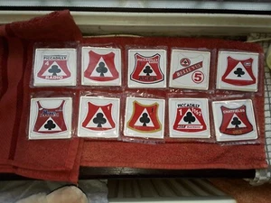 BELLE  VUE  ACES  SET OF 10 RACE JACKET FRIDGE MAGNETS  - Picture 1 of 2