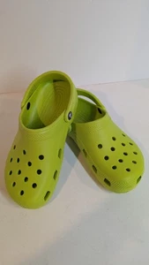Crocs Clog Lime Green Unisex Men Sx 7 Women Sz 9 Comfy Lightweight Fun - Picture 1 of 7