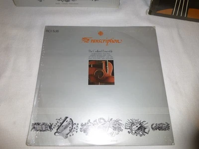 The Galliard Ensemble - Transcription 1982 LP Album Import RCI 536 - SEALED - Image 1 of 2