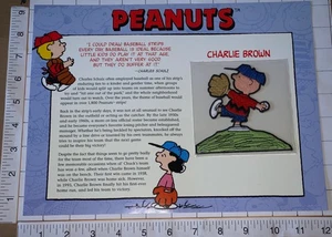 CHARLIE BROWN & LUCY SPIELEN BASEBALL PEANUTS WILLABEE & WARD PATCH - Bild 1 von 2